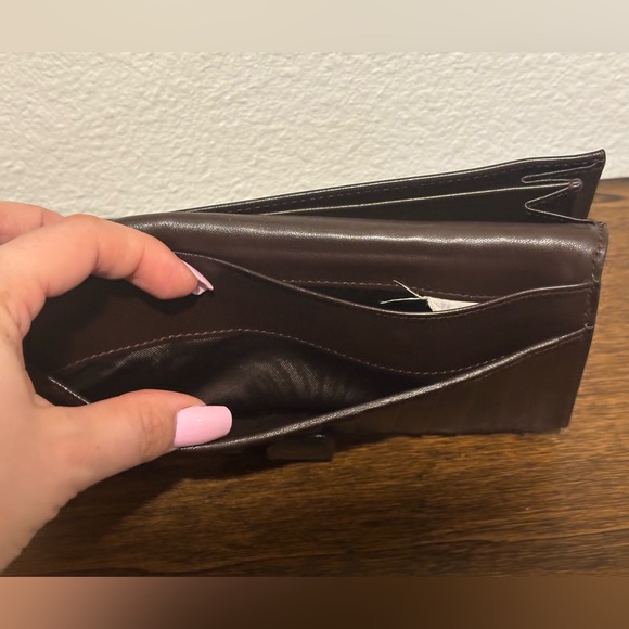 Bottega Veneta Dark Brown Woven Wallet EUC - Picture 10 of 15